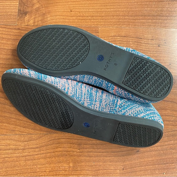 Rothy’s The Flat Turquoise Melange Flats - Picture 6 of 8